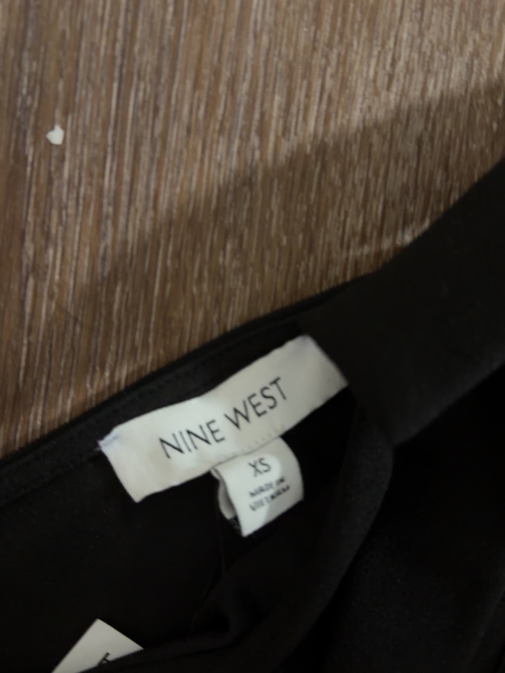 Nine West Black Peplum Tie-Shoulder Camisole - Picture 2 of 2